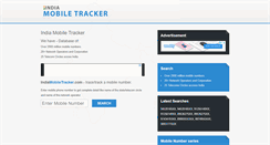 Desktop Screenshot of indiamobiletracker.com