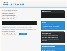 Tablet Screenshot of indiamobiletracker.com